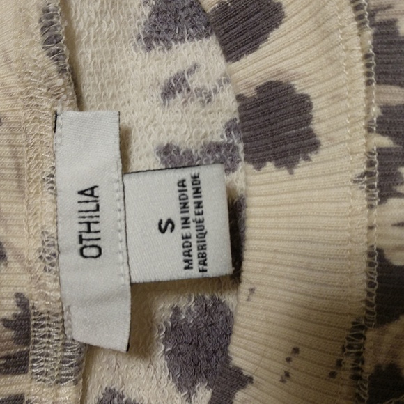 Othilia for Anthropologie Leopard Crop Top Size Small - Picture 6 of 8